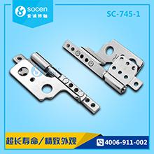  SC-745-1 130度筆記本轉(zhuǎn)軸因?yàn)槠浯笈ちΨ较虻脑O(shè)計(jì)以及鋅合金材質(zhì)制作